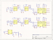 Schematic of printed circuit board