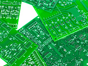 Variety of green printed circuit boards